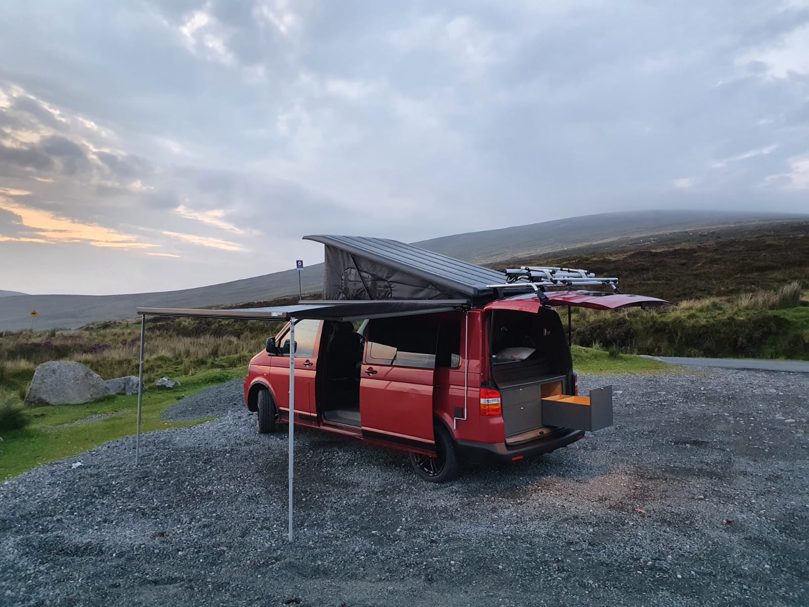 T5 campervan wiring cover placeholder
